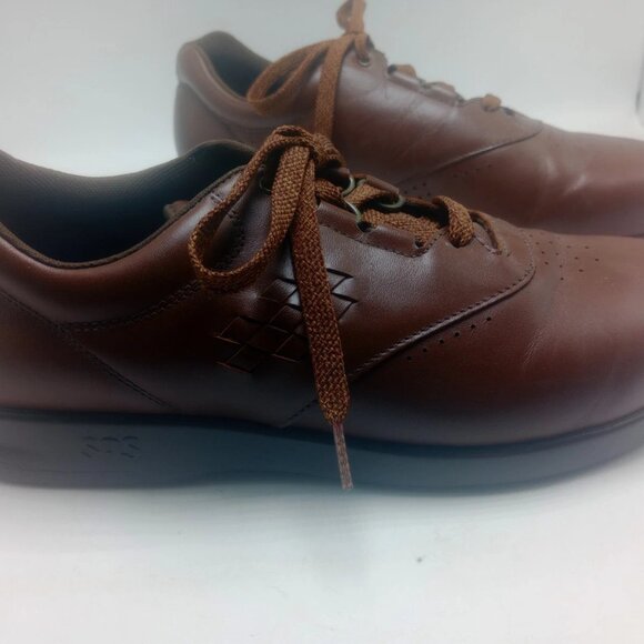 SAS Free TIme Womens Size 10 M Shoes Tripad Comfort Brown Teak Lace Up - Picture 2 of 13